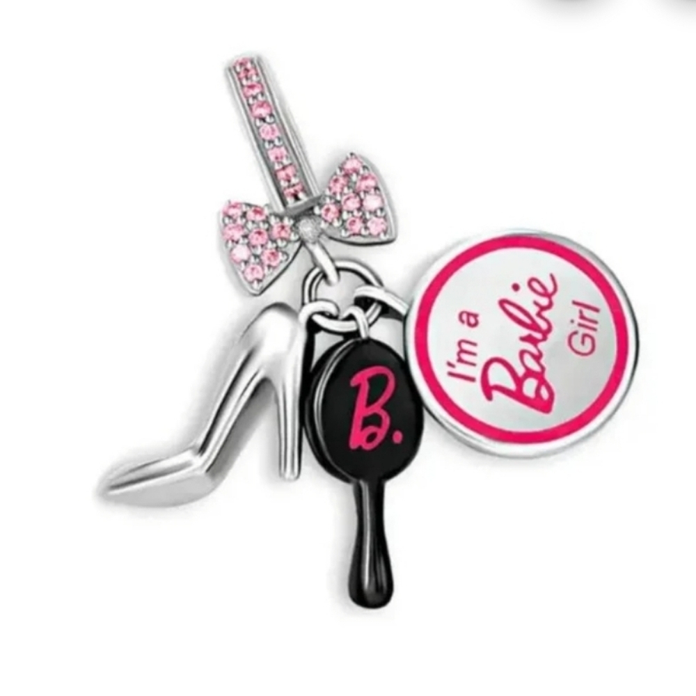 NEW I'm a Barbie Girl 925 silver Charm for jewelry Pamdora bracelet